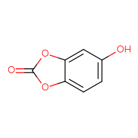 Chemical structure of 5-hydroxy-2H-1,3-benzodioxol-2-one - CSSB00000112452