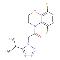 C14H15F2N5O2