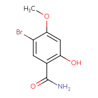 Chemical structure of 5-bromo-2-hydroxy-4-methoxybenzamide - CSSB00015903248