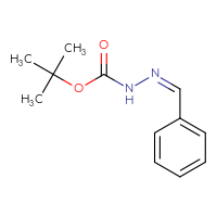 Chemical structure of N'-[(Z)-phenylmethylidene](tert-butoxy)carbohydrazide - CSSB00016277670