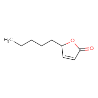 Chemical structure of 5-pentyl-2,5-dihydrofuran-2-one - CSSB00010292969
