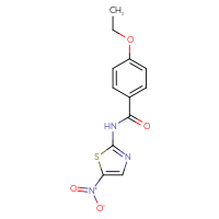 Chemical structure of 4-ethoxy-N-(5-nitro-1,3-thiazol-2-yl)benzamide - CSSB00159421918