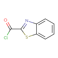 Chemical structure of 1,3-benzothiazole-2-carbonyl chloride - CSSB00000041983