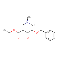 Chemical structure of ethyl 4-(benzyloxy)-2-[(dimethylamino)methylidene]-3-oxobutanoate - CSSB00134763147