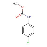 Chemical structure of methyl N-(4-chlorophenyl)carbamate - CSSB00000216160