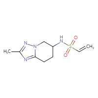 Chemical structure of N-{2-methyl-5H,6H,7H,8H-[1,2,4]triazolo[1,5-a]pyridin-6-yl}ethene-1-sulfonamide - CSSB21332102614