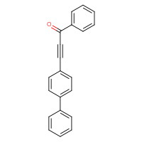 Chemical structure of 3-{[1,1'-biphenyl]-4-yl}-1-phenylprop-2-yn-1-one - CSSB21103687427