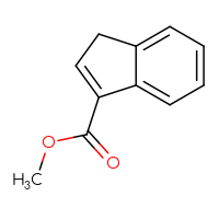 Chemical structure of methyl 1H-indene-3-carboxylate - CSSB00000035083