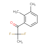 Chemical structure of 1-(2,3-dimethylphenyl)-2,2-difluoropropan-1-one - CSSB00016227257