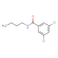 Chemical structure of N-butyl-3,5-dichlorobenzamide - CSSB00000002846