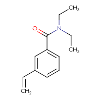 Chemical structure of 3-ethenyl-N,N-diethylbenzamide - CSSB02518679158