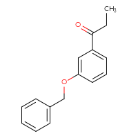 Chemical structure of 1-[3-(benzyloxy)phenyl]propan-1-one - CSSB00012349297