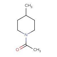 Chemical structure of 1-(4-methylpiperidin-1-yl)ethan-1-one - CSSB00000161169