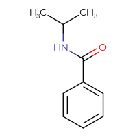 Chemical structure of N-(propan-2-yl)benzamide - CSSB00000157549
