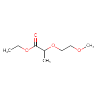 Chemical structure of ethyl 2-(2-methoxyethoxy)propanoate - CSSB00011537541