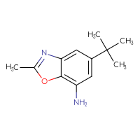 Chemical structure of 5-tert-butyl-2-methyl-1,3-benzoxazol-7-amine - CSSB00010017339