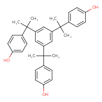 Chemical structure of 4-(2-{3,5-bis[2-(4-hydroxyphenyl)propan-2-yl]phenyl}propan-2-yl)phenol - CSSB20167904743