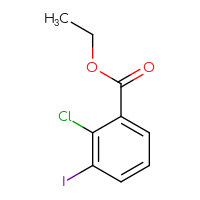 Chemical structure of ethyl 2-chloro-3-iodobenzoate - CSSB00010149237