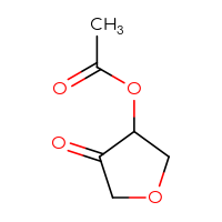 Chemical structure of 4-oxooxolan-3-yl acetate - CSSB00010650640