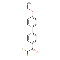 Chemical structure of 1-{4'-ethoxy-[1,1'-biphenyl]-4-yl}-2,2-difluoroethan-1-one - CSSB15132200915