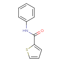 Chemical structure of N-phenylthiophene-2-carboxamide - CSSB00000153504