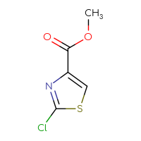 Chemical structure of methyl 2-chloro-1,3-thiazole-4-carboxylate - CSSB00000068265