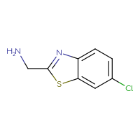 Chemical structure of 1-(6-chloro-1,3-benzothiazol-2-yl)methanamine - CSSB00000720325
