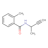 Chemical structure of N-(but-3-yn-2-yl)-2-methylbenzamide - CSSB00013037228