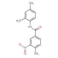 Chemical structure of N-(2,4-dimethylphenyl)-4-methyl-3-nitrobenzamide - CSSB00046179216