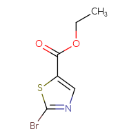 Chemical structure of ethyl 2-bromo-1,3-thiazole-5-carboxylate - CSSB00009814955