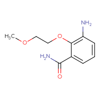 Chemical structure of 3-amino-2-(2-methoxyethoxy)benzamide - CSSB00013233133