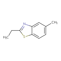 Chemical structure of 2-ethyl-5-methyl-1,3-benzothiazole - CSSB00000102912