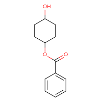 Chemical structure of 4-hydroxycyclohexyl benzoate - CSSB00010230899