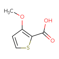 Chemical structure of 3-methoxythiophene-2-carboxylic acid - CSSB00000752497