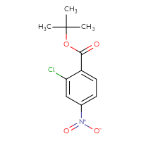 Chemical structure of tert-butyl 2-chloro-4-nitrobenzoate - CSSB00006008911