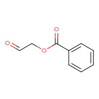 Chemical structure of 2-oxoethyl benzoate - CSSB00010270591