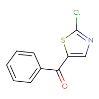 Chemical structure of 5-benzoyl-2-chloro-1,3-thiazole - CSSB00020891510