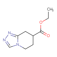 Chemical structure of ethyl 5H,6H,7H,8H-[1,2,4]triazolo[4,3-a]pyridine-7-carboxylate - CSSB00044448351