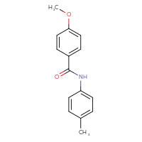 Chemical structure of 4-methoxy-N-(4-methylphenyl)benzamide - CSSB00046127731