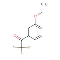 Chemical structure of 1-(3-ethoxyphenyl)-2,2,2-trifluoroethan-1-one - CSSB00012352349