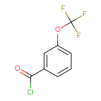 Chemical structure of 3-(trifluoromethoxy)benzoyl chloride - CSSB00011217946