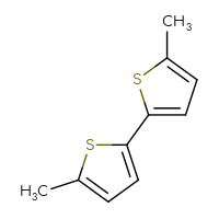 Chemical structure of 5,5'-dimethyl-2,2'-bithiophene - CSSB00000066669