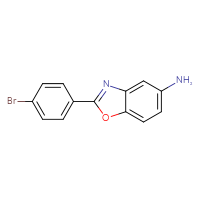 Chemical structure of 2-(4-bromophenyl)-1,3-benzoxazol-5-amine - CSSB00000490424