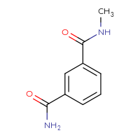 Chemical structure of N1-methylbenzene-1,3-dicarboxamide - CSSB00015460172