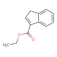 Chemical structure of ethyl 1H-indene-3-carboxylate - CSSB00010989371