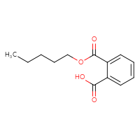 Chemical structure of 2-[(pentyloxy)carbonyl]benzoic acid - CSSB00020664892