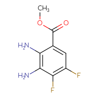 Chemical structure of methyl 2,3-diamino-4,5-difluorobenzoate - CSSB00010127541
