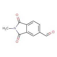 Chemical structure of 2-methyl-1,3-dioxo-2,3-dihydro-1H-isoindole-5-carbaldehyde - CSSB00025785663