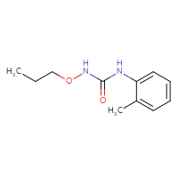 Chemical structure of 1-(2-methylphenyl)-3-propoxyurea - CSSB00054114491
