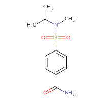 Chemical structure of 4-[methyl(propan-2-yl)sulfamoyl]benzamide - CSSB00067552650